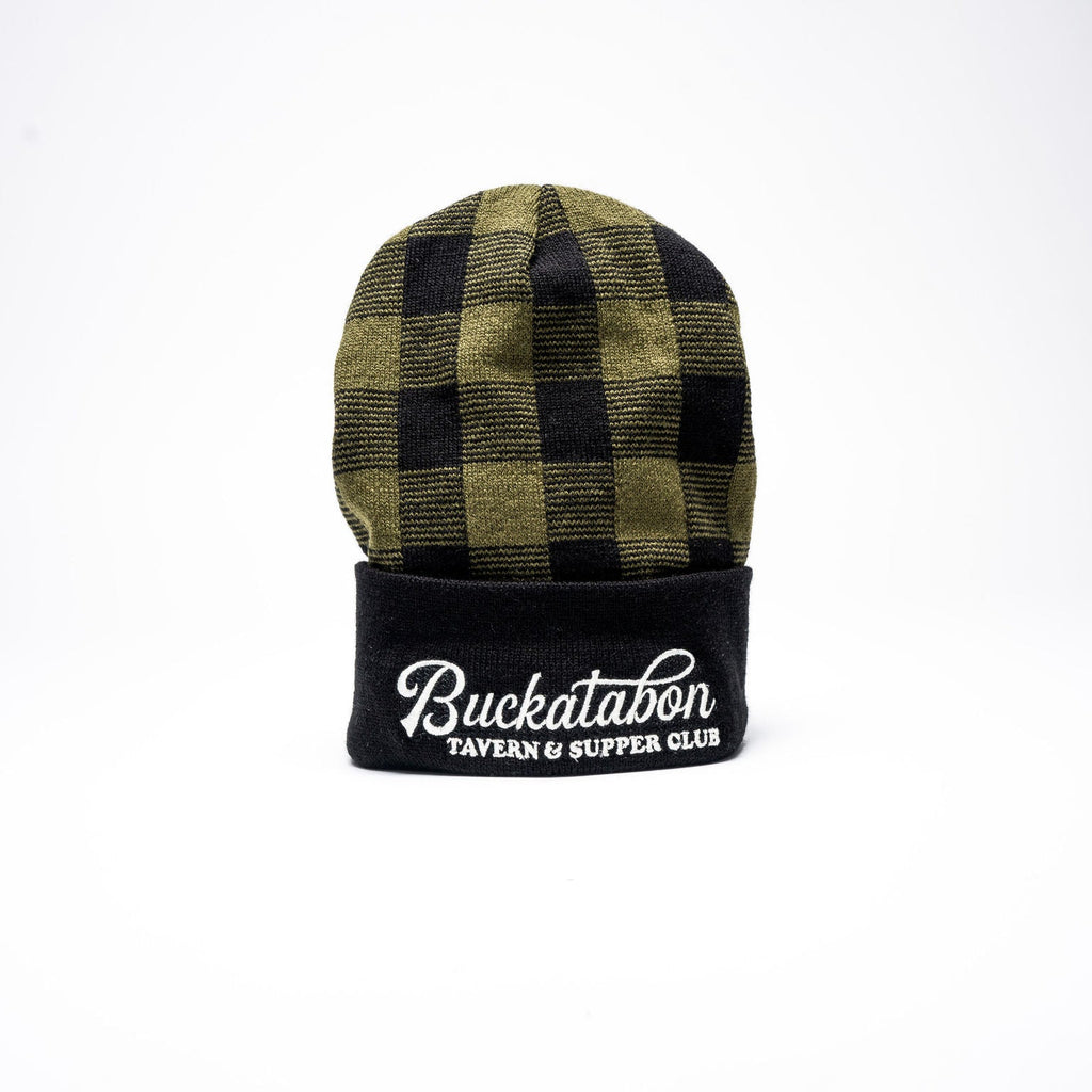 Buckatabon Plaid Beanie